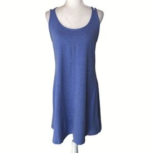 Patagonia Athleisure Dress Women's Large Sleeveless Tank Athletic Casual‎ Blue